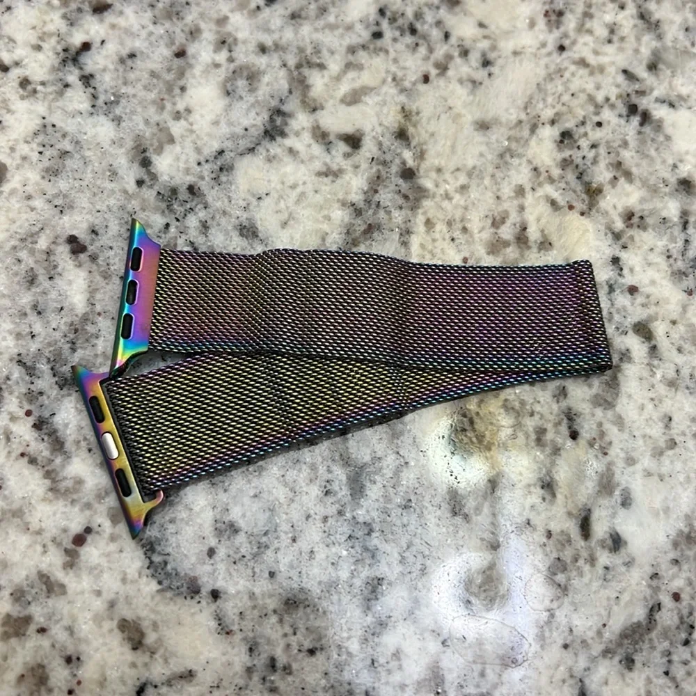 Holographic Stainless Apple Watch Band
